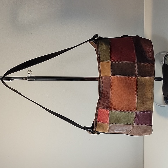 Fossil Handbags - Vintage Fossil Patchwork Leather Bag